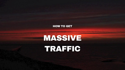 how to get traffic for affiliate offers
