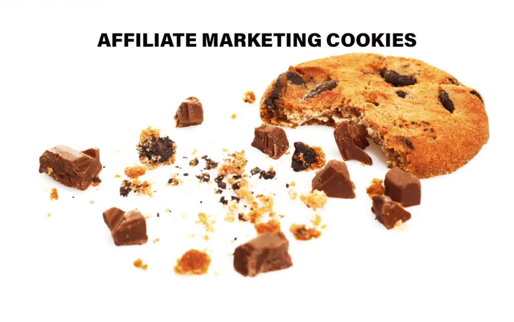 graphic of a crumbled cookie to illustrate Affiliate marketing cookie duration